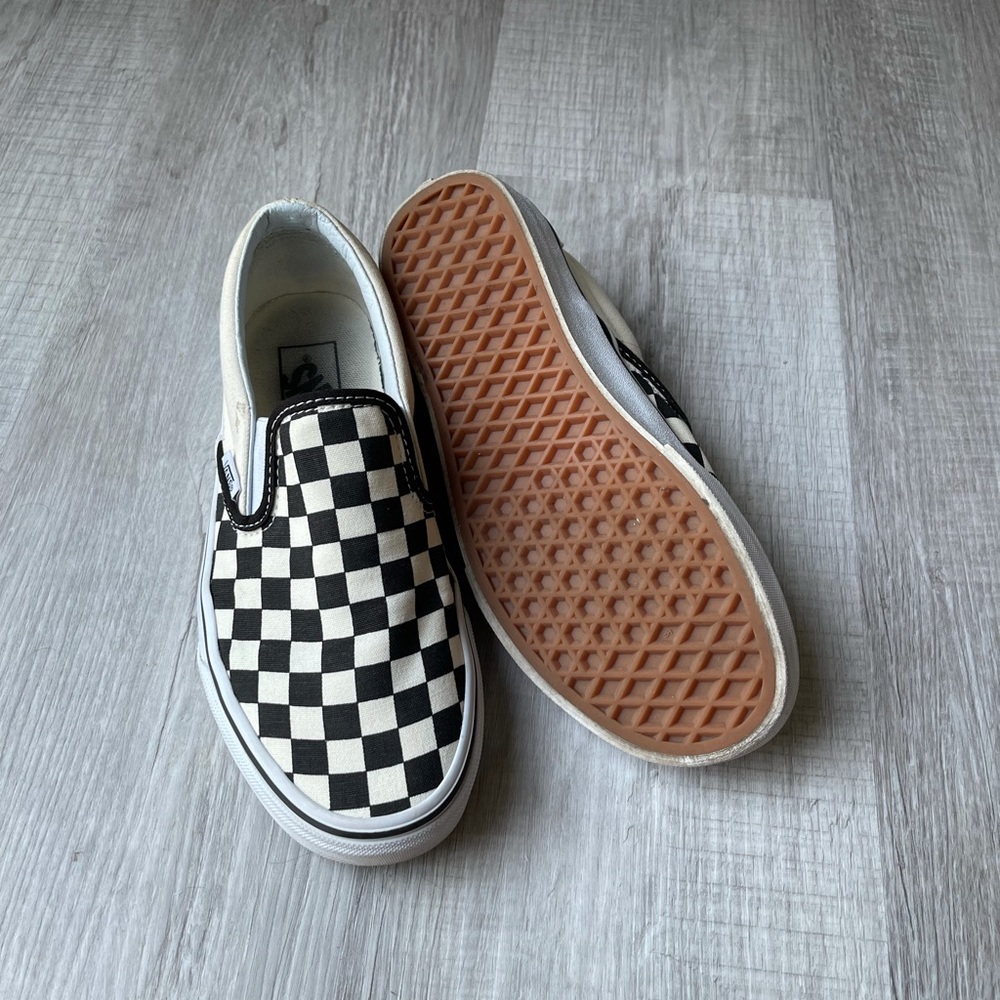 Like New Checkered Vans